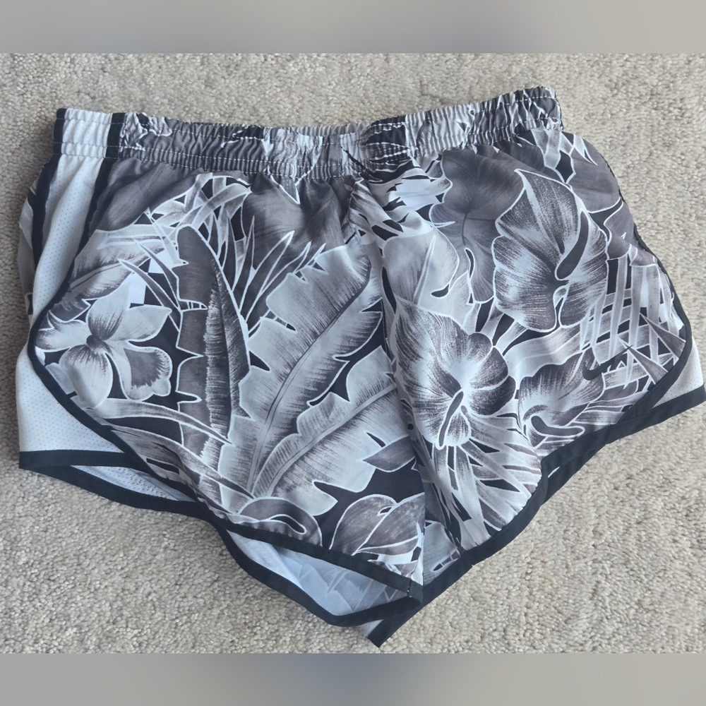 Nike Dri-FIT Black & White Athletic Shorts